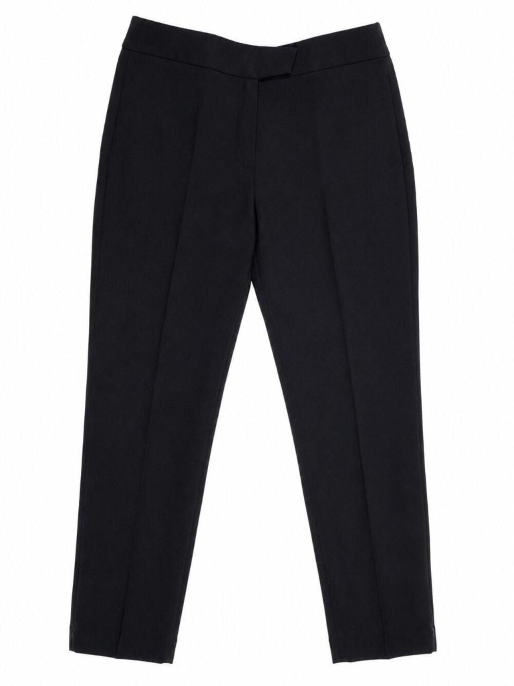 WHITE HOUSE BLACK MARKET WHBM The Slim Crop Black Cuffed Pants Size 8